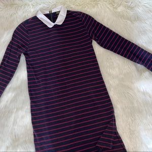 Forever 21 long sleeve collared dress